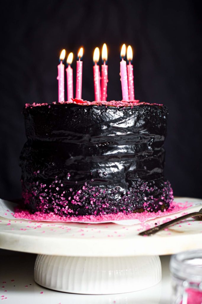 This black velvet cake will stop people in their track. Perfect without the black food coloring and made with the silkiest chocolate black buttercream, this black velvet chocolate cake recipe is the only one you'll use over and over again.