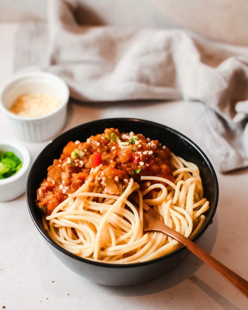 There's nothing better than this family-favorite, hearty Instant Pot Spaghetti Bolognese recipe that brings the flavors of an all-day simmer to dinner in 30 minutes - it's the BEST Instant pot pasta!