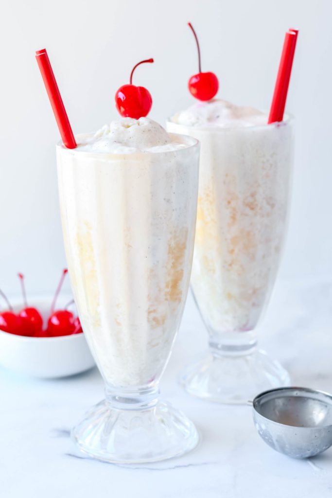 Spiked Apple Cider Floats