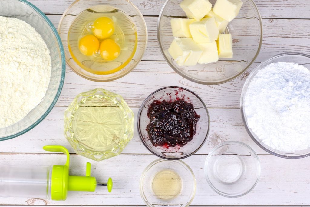 Raspberry Filled Lemon Cupcakes Recipe Ingredients