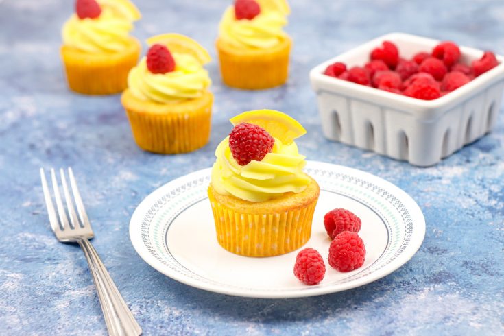 lemon raspberry cupcakes from cake mix
