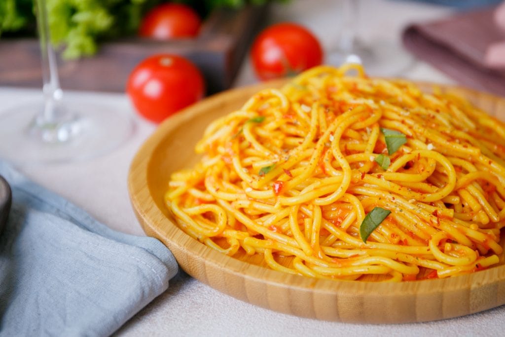 african jollof spaghetti