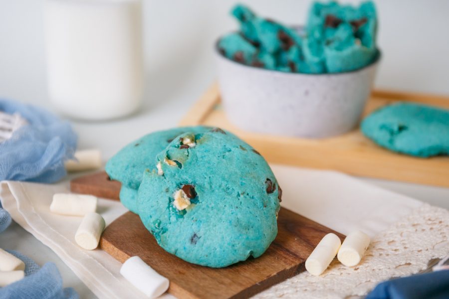 The FAMOUS Cookie Monster Cookies Recipe [TikTok Approved]