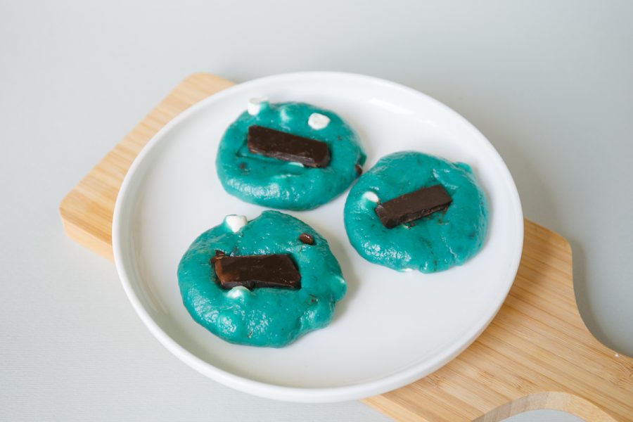 The FAMOUS Cookie Monster Cookies Recipe [TikTok Approved]