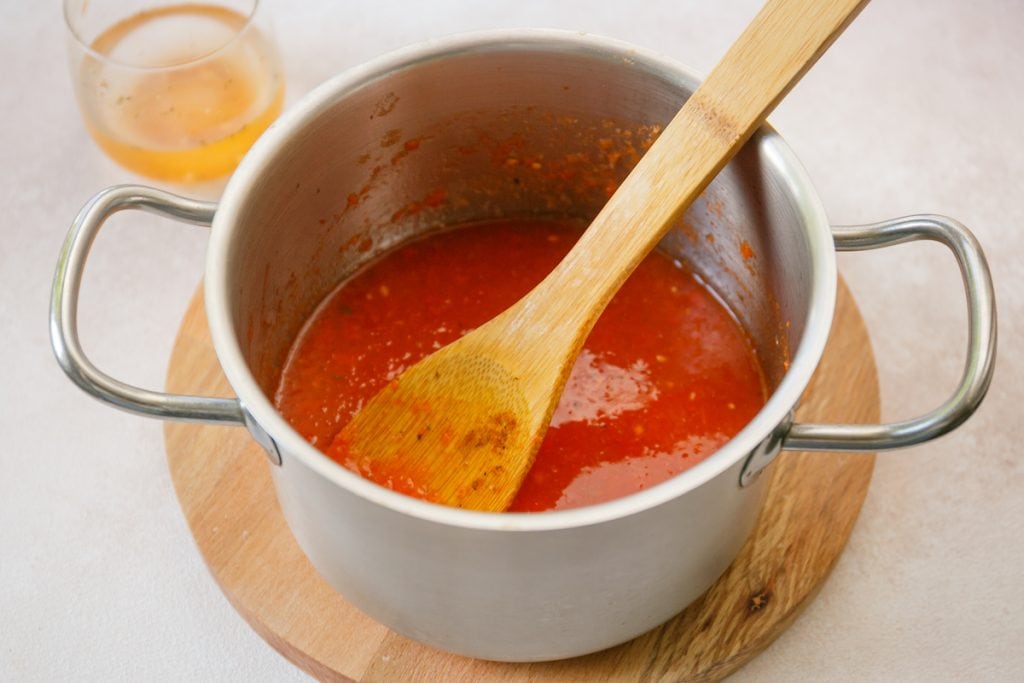 how to cook spaghetti jollof - step 4