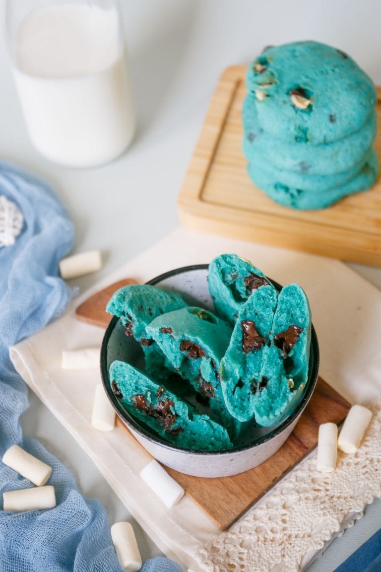 The FAMOUS Cookie Monster Cookies Recipe [TikTok Approved]