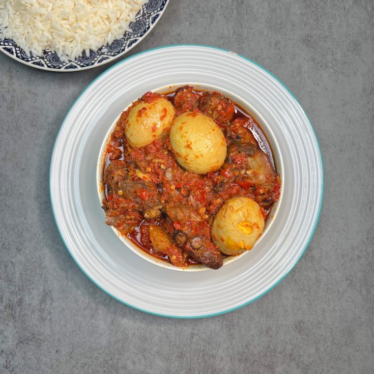 Nigerian ofada stew