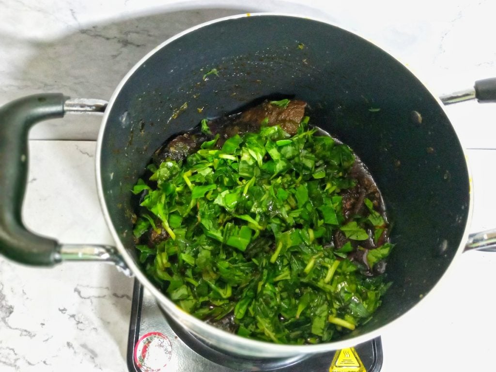 afang soup recipe - Step 7