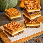 Vegan Pumpkin Cheesecake Bars