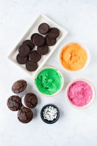 Halloween cupcake frosting - Step 2b