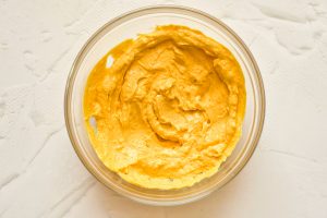 pumpkin cheesecake bars - Cheesecake Filling 2