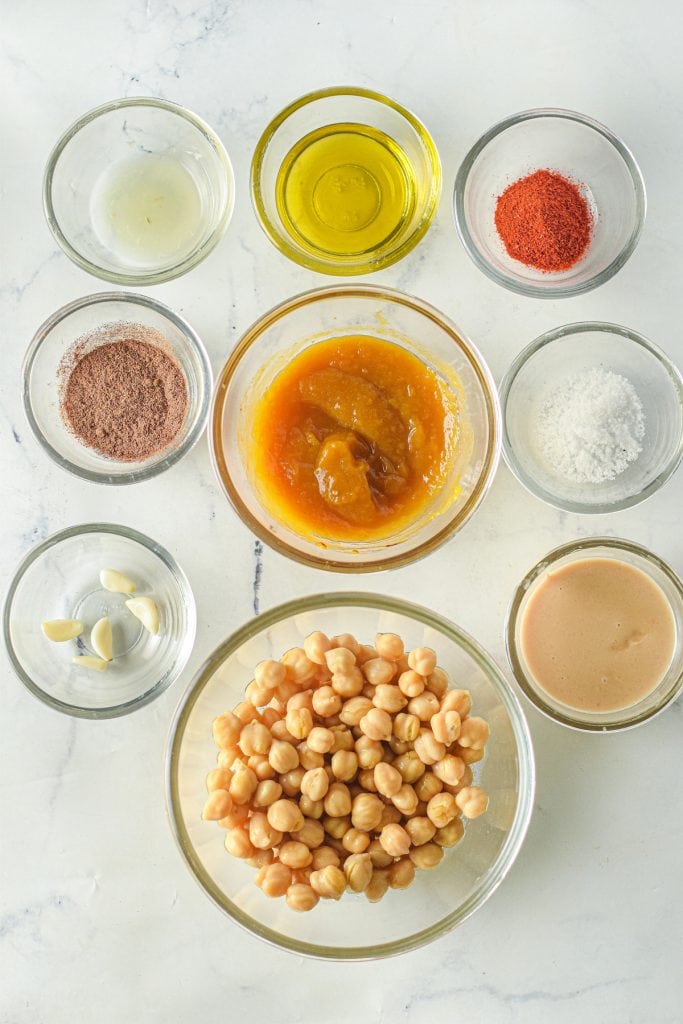 pumpkin pie hummus ingredients
