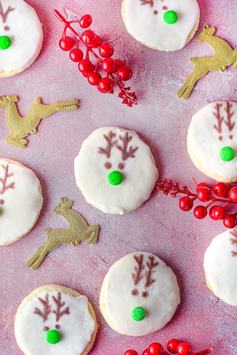 Christmas reindeer cookies
