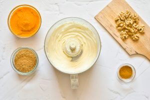vegan pumpkin cheesecake bars - Cheesecake Filling 1b