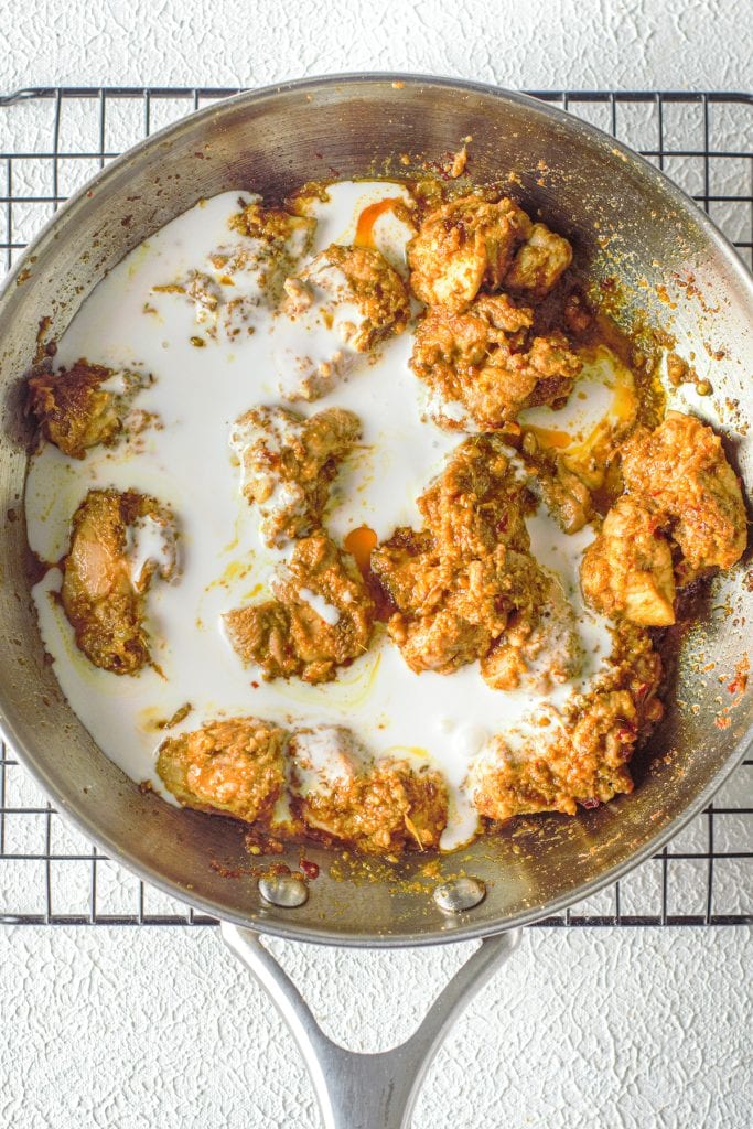 Step 6 - chicken laksa curry recipe