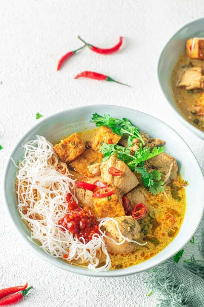 chicken curry laksa soup recipe