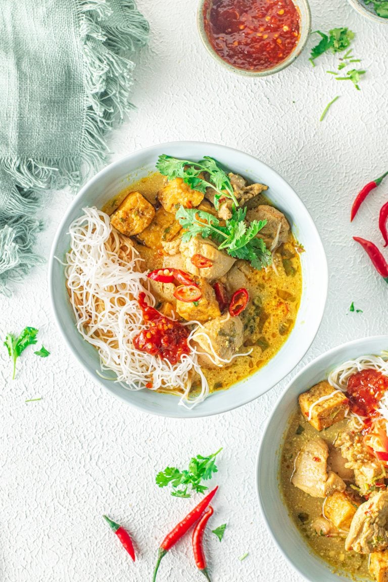 Easy Chicken Laksa Curry Recipe 30 Mins Malaysian Curry