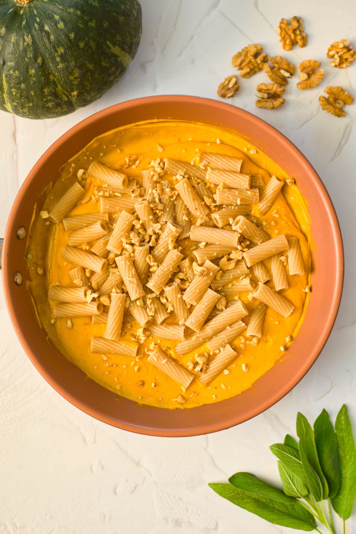 Creamy Pumpkin And Sage Pasta