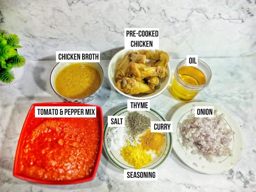 nigerian chicken stew ingredients
