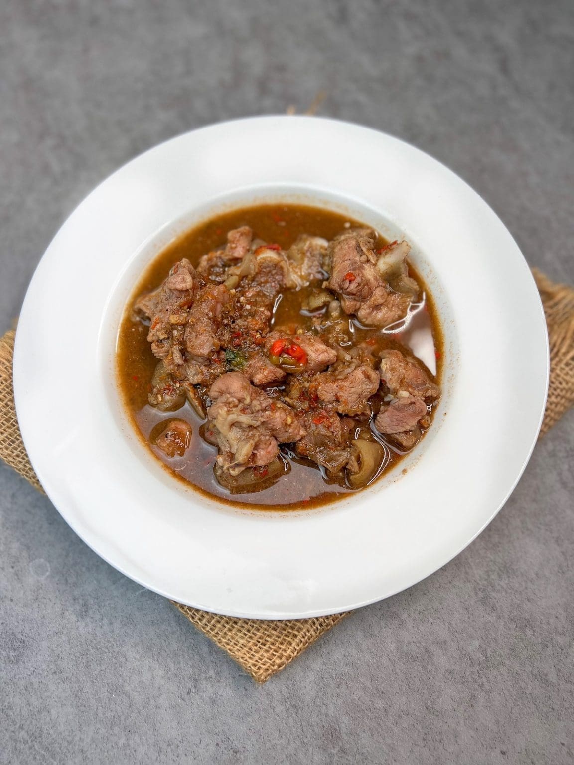 Easy Nigerian Pepper Soup With Goat Meat