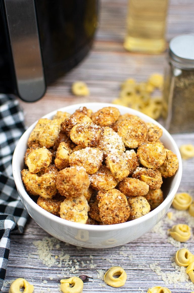 Cheesy and Crispy Air Fryer Tortellini Ready in 25 Mins