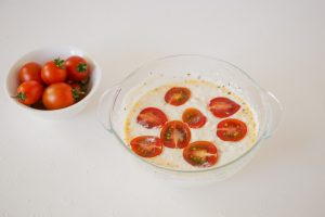 oven baked pasta chips dip