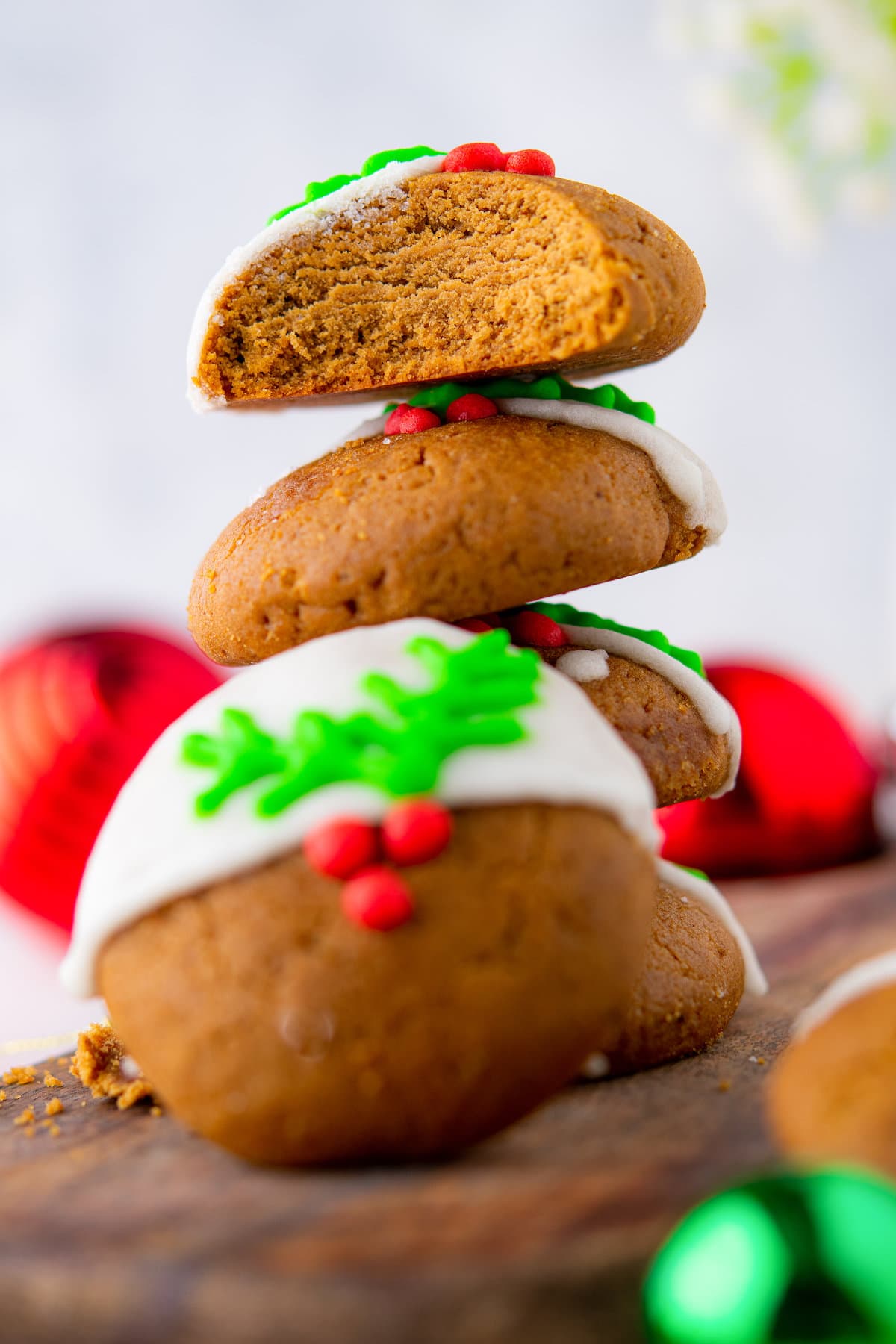 white chocolate dipped cookies