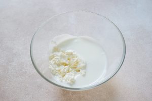 Lemon Blueberry Cheesecake filling step 1