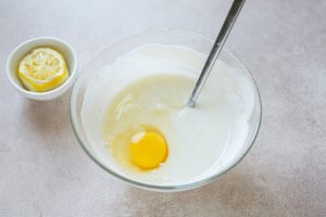 Lemon Blueberry Cheesecake filling step 3