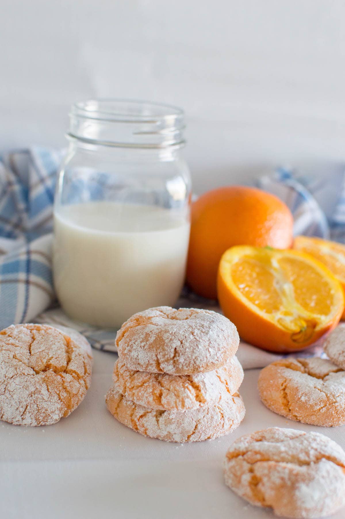 Orange Crinkle Cookies Recipe