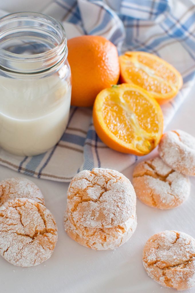 orange crinkle cookies from cake mix