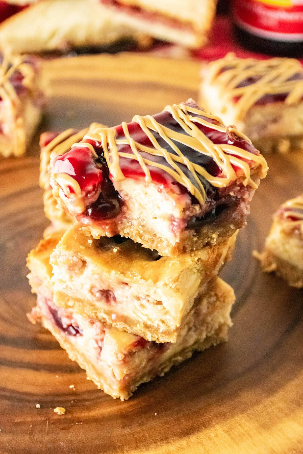 Easy Peanut Butter and Jelly Bars Recipe