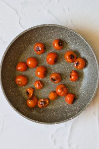 step 5 vegan stuffed eggplant