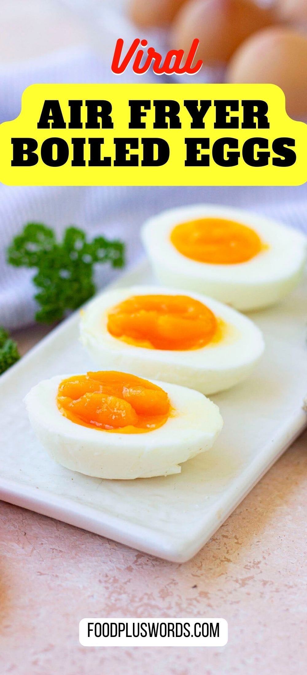 Perfect Air Fryer Soft Boiled Eggs In 10 Minutes Food Plus Words