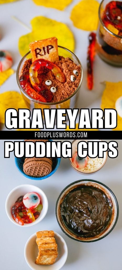Graveyard Pudding Cups 5