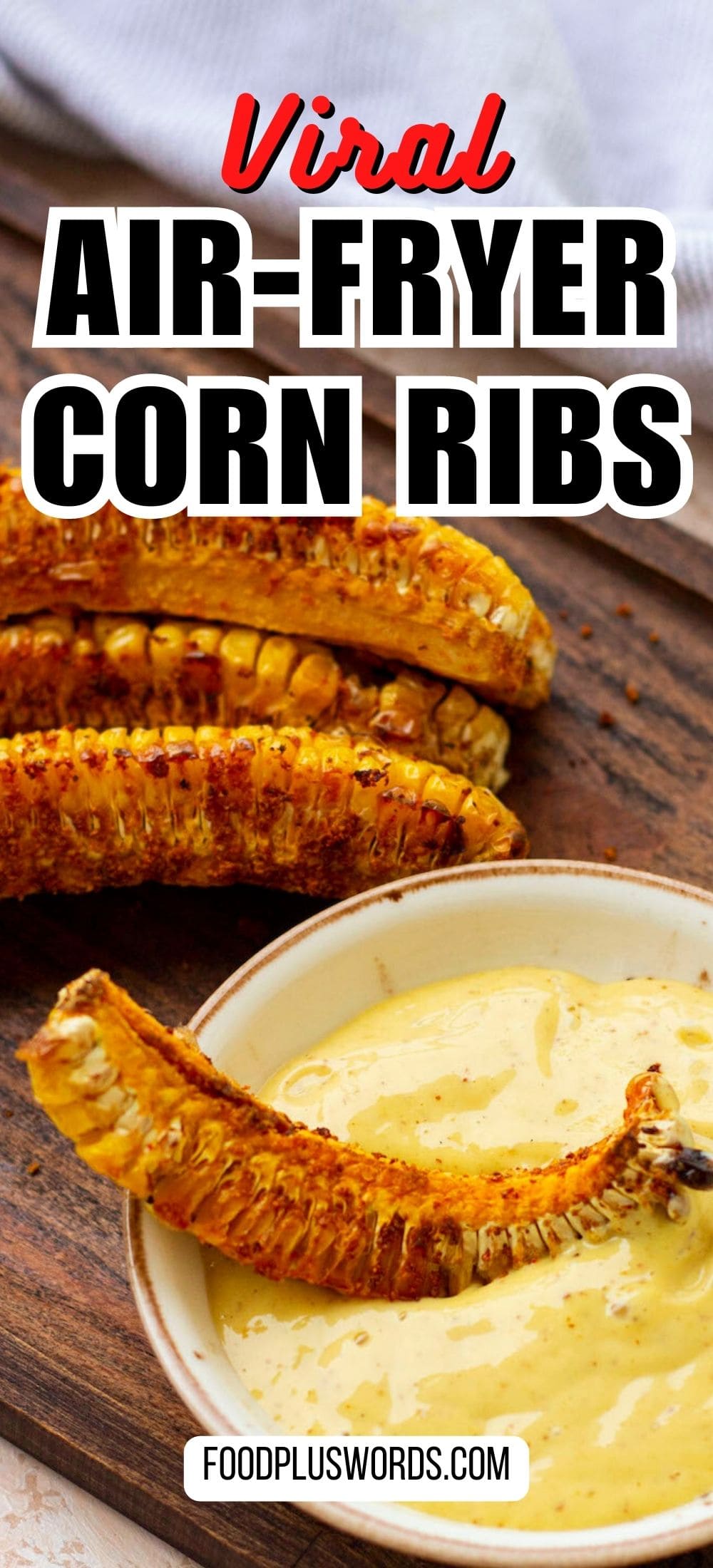 Easy Air Fryer Corn Ribs Recipe
