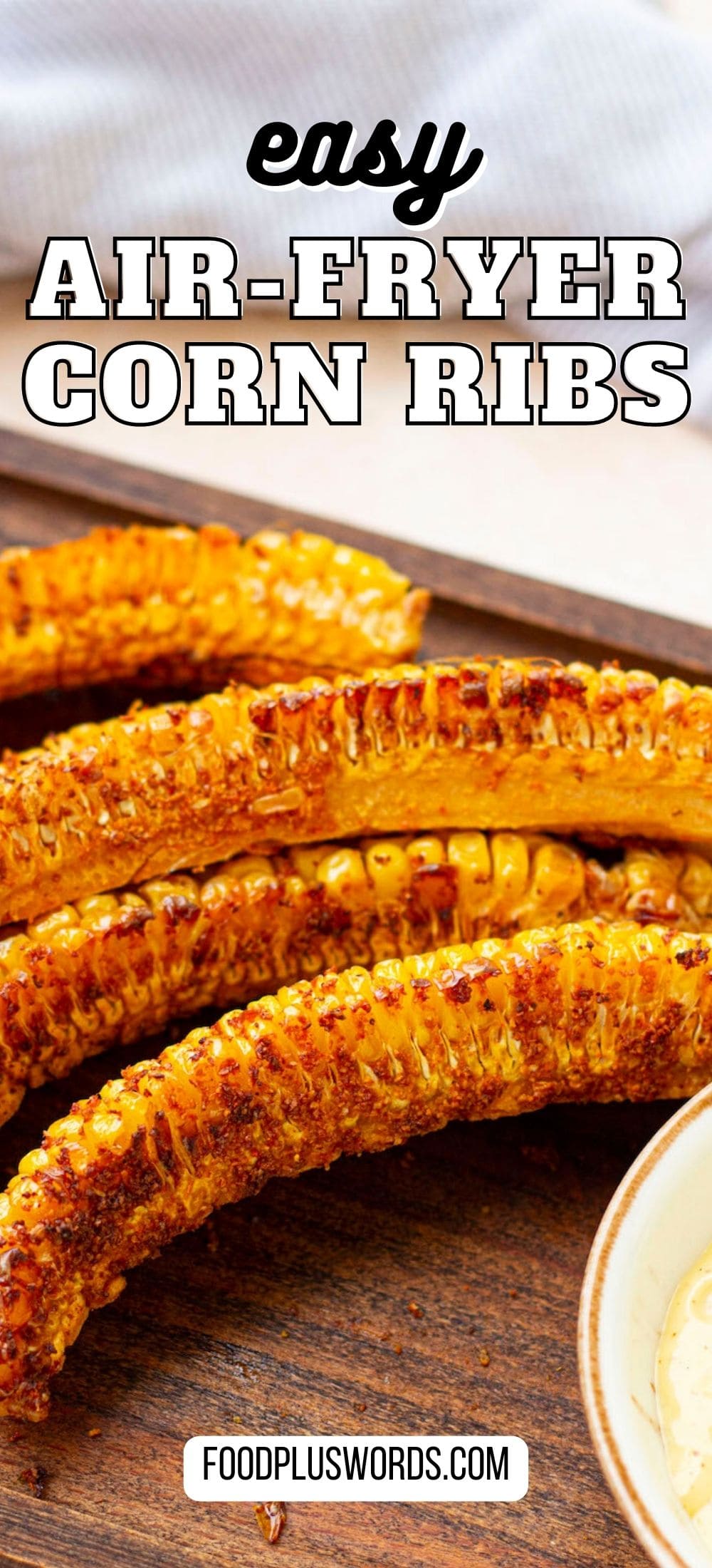 Easy Air Fryer Corn Ribs Recipe