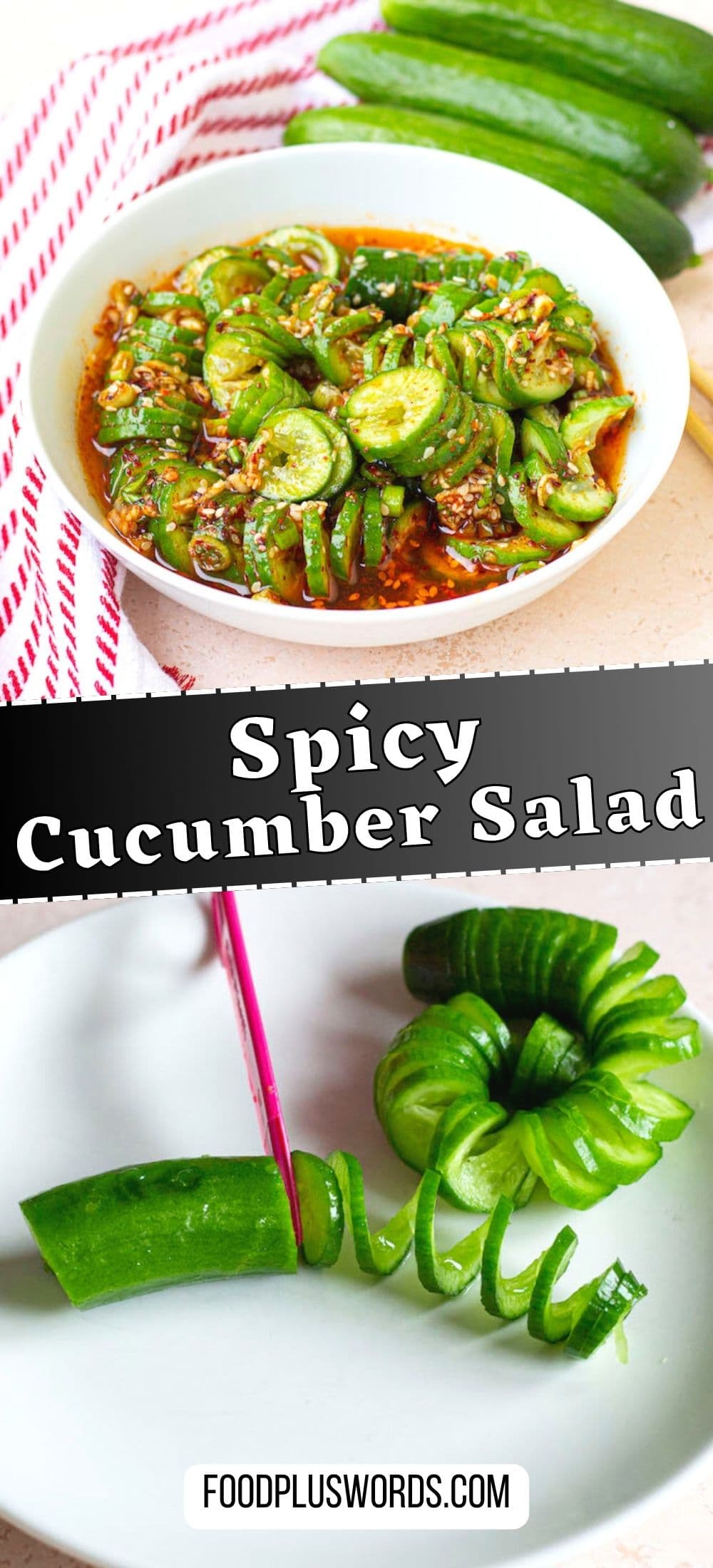 Asian Cucumber Salad Tiktok Recipe