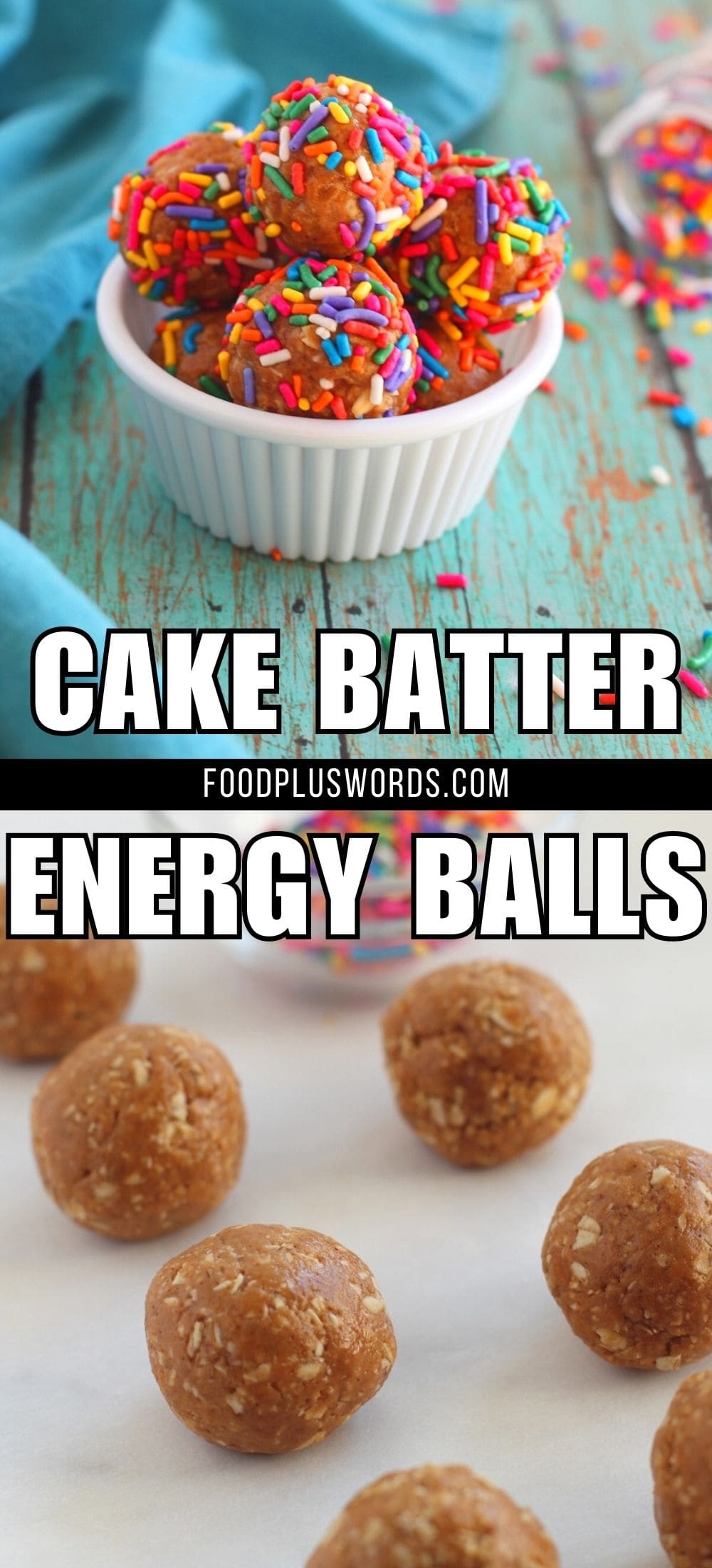 Cake Batter Protein Balls (Easy Birthday Cake Protein Balls)
