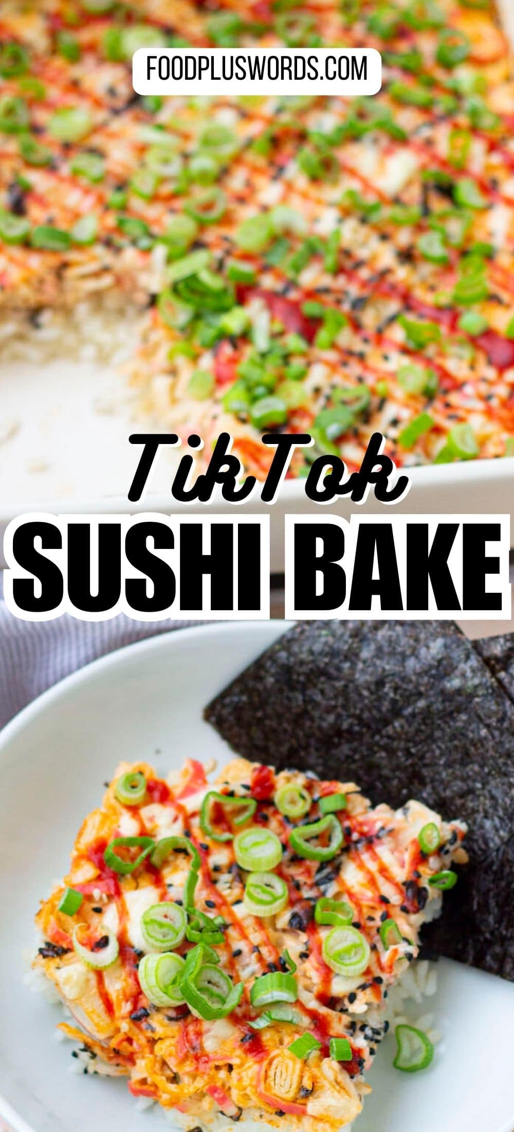 Easy Sushi Bake Recipe (Viral TikTok Baked Sushi Recipe)