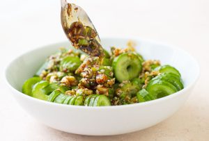 STEP 8 Asian Cucumber Salad TikTok Recipe