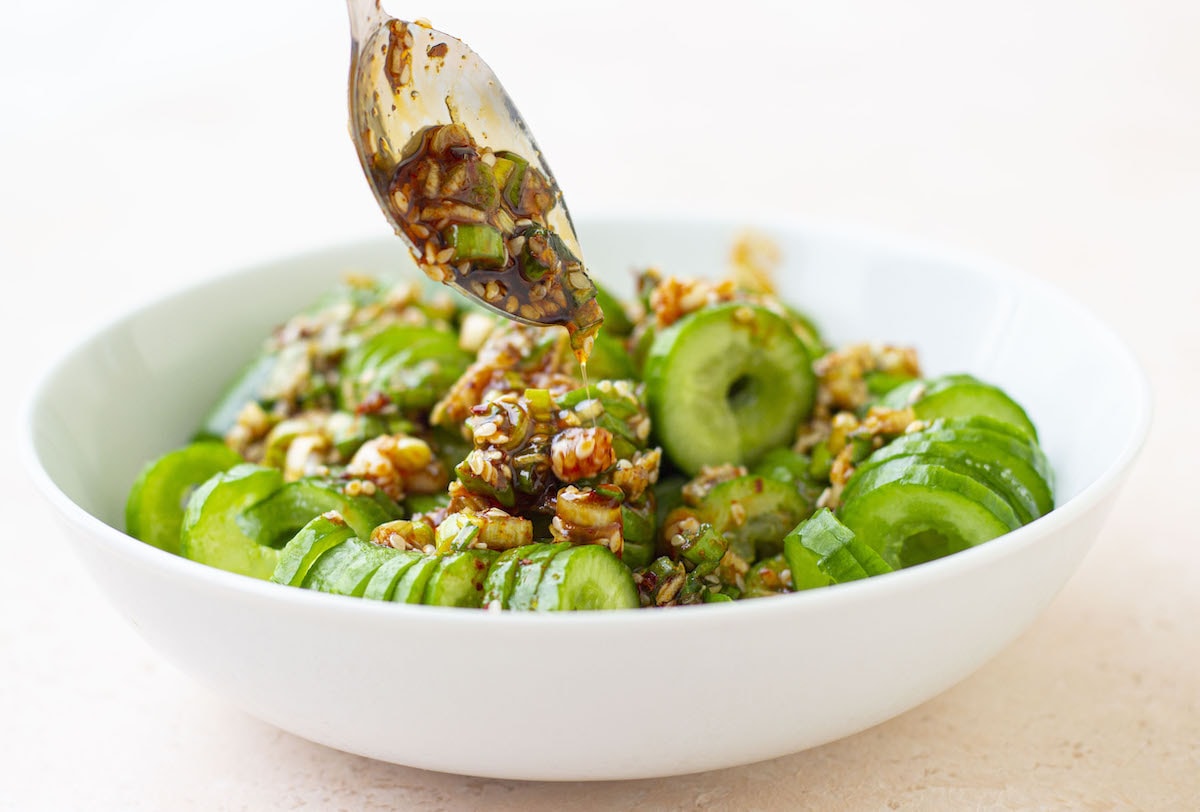 Asian Cucumber Salad TikTok Recipe