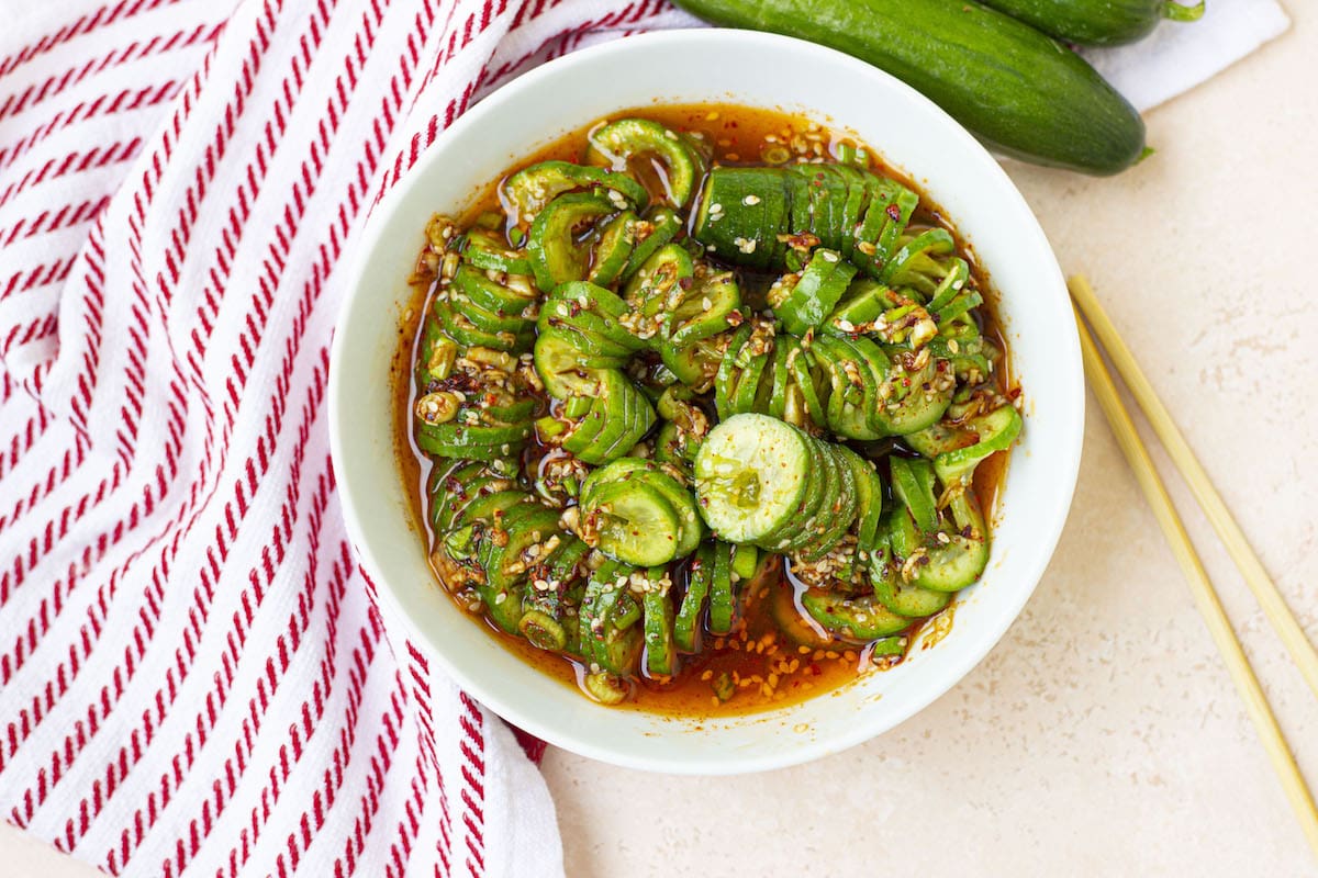 Asian Cucumber Salad TikTok Recipe
