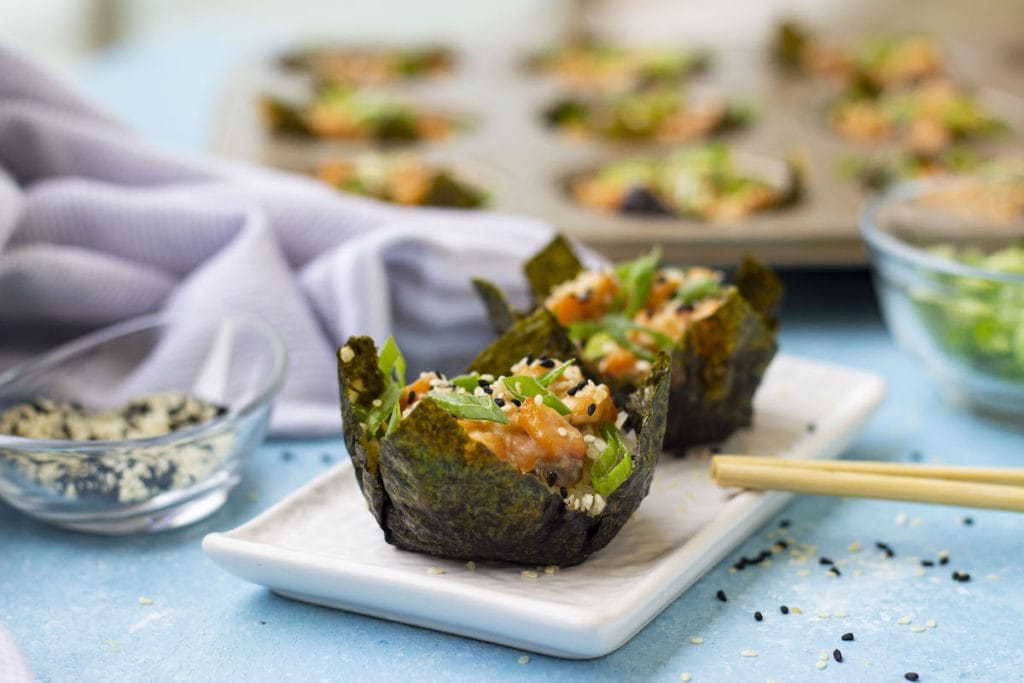 What To Serve With Salmon Sushi Cups