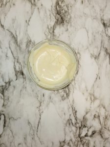 step 1 WHITE CHOCOLATE PISTACHIO GANACHE