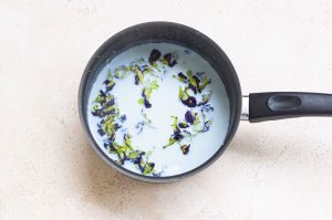 step 2 Blue Matcha Latte Recipe