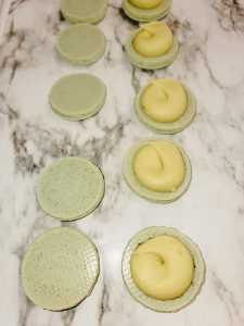 step 2 PISTACHIO FRENCH MACARONS