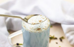step 7 Blue Matcha Latte Recipe