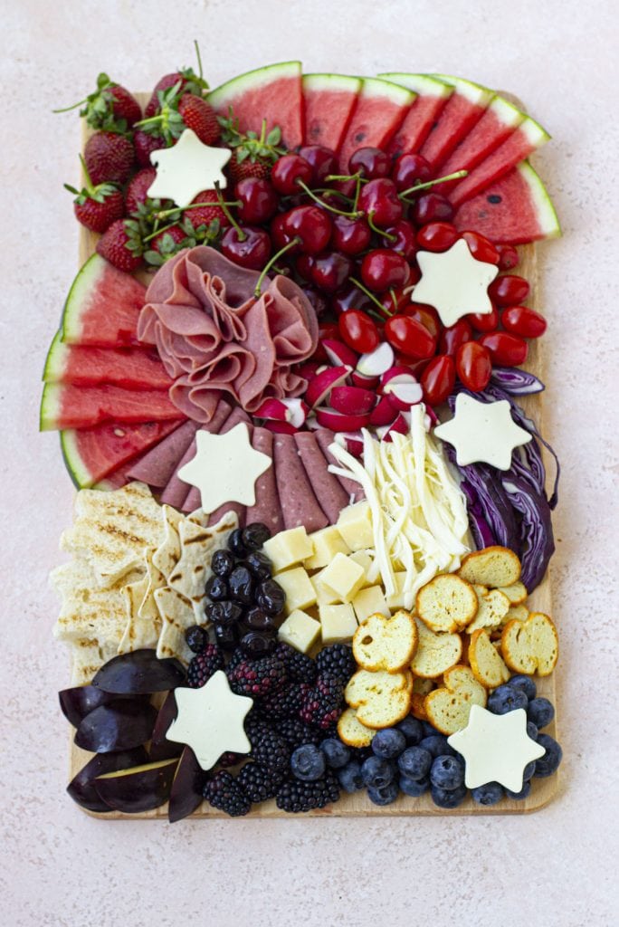 4th of july snack board
