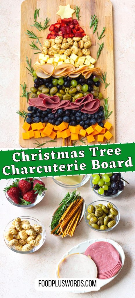 Christmas tree charcuterie board 1